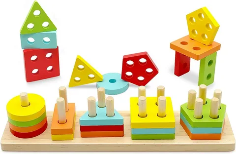 wooden sorting toys